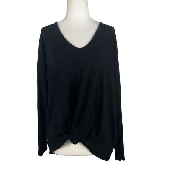 LOFT Tops - LOFT WOMEN'S PULLOVER V-NECK SWEATER WITH FAUX TIED WAIST
